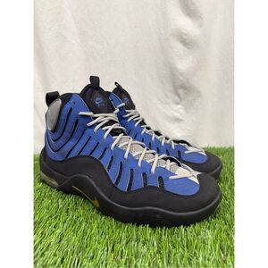 Vtg Nike‎ Air BAKIN Banned Allah Size 13 Blue Black High Top Sneaker 316383-041